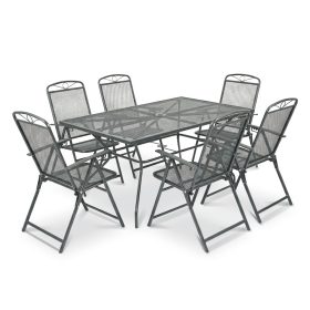 Set de mobilier de grădină Alfi 6+1