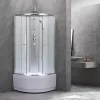 Cabina de dus Karolino 80 cu cada adanca alba