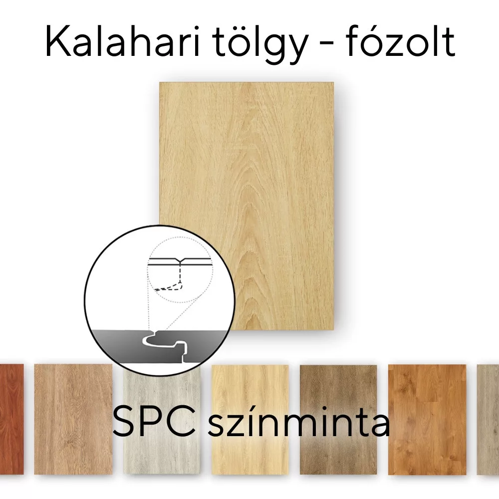 Leziter Kalahari Oak Vinil SPC parchet eșantion / eșantion