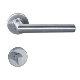 Maner de toaleta din otel inoxidabil cu rozeta