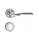 Maner BB cu rozeta rotunda din otel inoxidabil cromat
