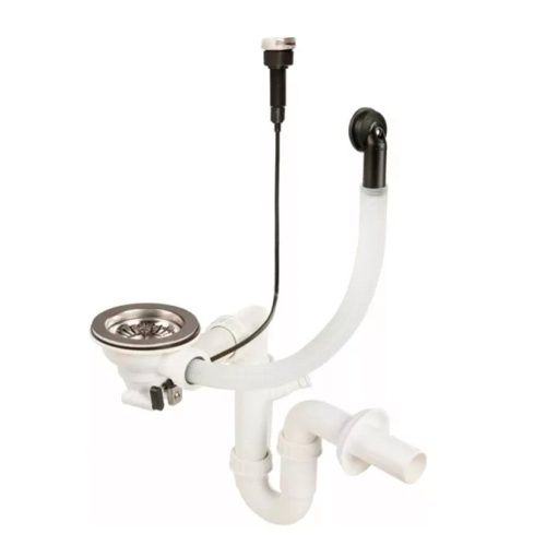 Sifon pentru chiuveta cu 1 cuva si scurgere automata