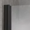 Paravan de baie Eva 70x140 cm Negru