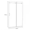 Usa de dus tip rulou indrazneata 130x195 cm