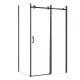 Cabină de duș asimetrică Bold-in 80x100 cm fără tavă de duș