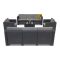 Set de mobilier de gradina City Large cu 8 locuri, grafit