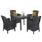 Set mobilier de gradina Dima 4-1, grafit
