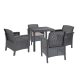 Set de mobilier de grădină Adena 4+1