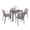 Set mobilier de gradina Donato 4-1 cappuccino