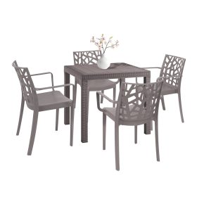 Set mobilier de gradina Donato 4-1 cappuccino