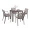 Set mobilier de gradina Donato 4-1 cappuccino