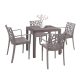 Set mobilier de gradina Donato 4-1 cappuccino