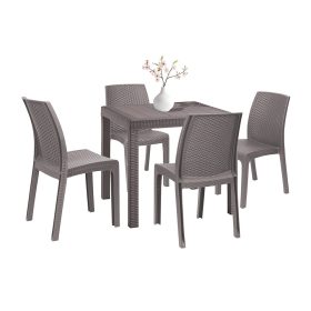 Set mobilier de gradina Goti 4-1 cappuccino