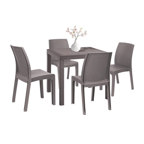 Set mobilier de gradina Goti 4-1 cappuccino