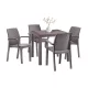 Set mobilier de gradina Petri 4-1 cappuccino