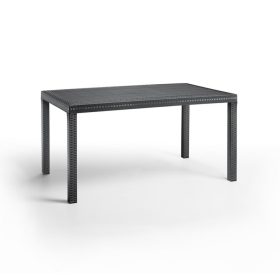 Masa de gradina din plastic Hella, grafit