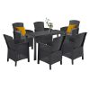 Set mobilier de gradina Hellma 6-1, grafit