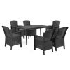 Set mobilier de gradina Hellma 6-1, grafit