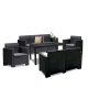 Set de mobilier de gradina Nero IV Large cu 7 locuri, grafit