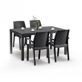 Set mobilier de gradina Corri 4-1, grafit