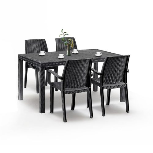 Set mobilier de gradina Corri 4-1, grafit