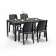 Set mobilier de gradina Corri 4-1, grafit