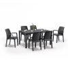 Set mobilier de gradina Corri 6-1, grafit