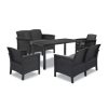 Set de mobilier de gradina Venus IV Big cu 6 locuri, grafit