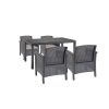 Set mobilier de gradina Venus IV cu 4 locuri, grafit
