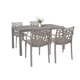 Set mobilier de gradina Violina 4-1 cappuccino
