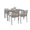 Set mobilier de gradina Violina 4-1 cappuccino