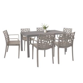 Set mobilier de gradina Violina 6-1 cappuccino