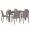 Set mobilier de gradina Hellda 6-1 cappuccino