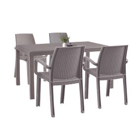 Set mobilier de gradina Corri 4-1 cappuccino