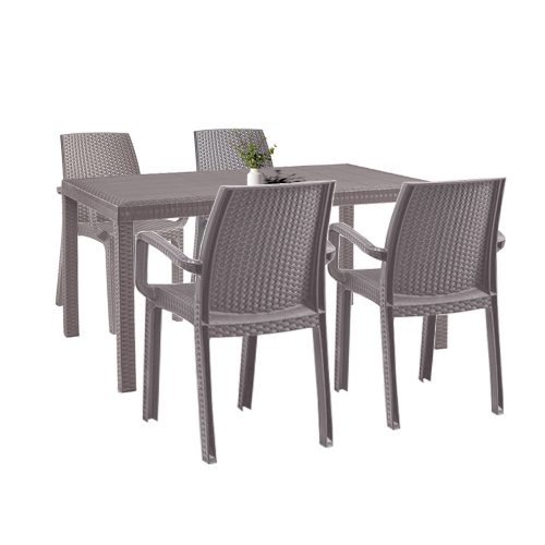 Set mobilier de gradina Corri 4-1 cappuccino