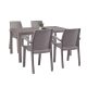 Set mobilier de gradina Corri 4-1 cappuccino