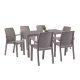 Set mobilier de gradina Corri 6-1 cappuccino