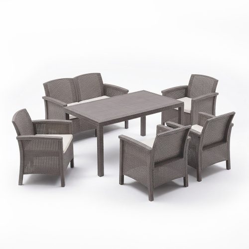 Venus IV Set de mobilier de grădină pentru 6 persoane