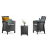 Set mobilier de gradina Lima Balcon, grafit
