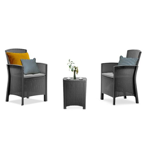 Set mobilier de gradina Lima Balcon, grafit