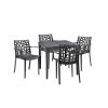 Set mobilier de gradina Capo 4-1 cotiere grafit