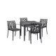 Set mobilier de gradina Capo 4-1 cotiere grafit