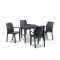 Set mobilier de gradina Natale 4-1, grafit