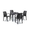 Set mobilier de gradina Natale 4-1, grafit