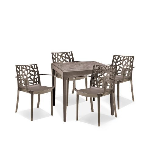 Set mobilier de gradina Capo 4-1 cotiere cappuccino