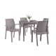 Set mobilier de gradina Natale 4-1 cappuccino