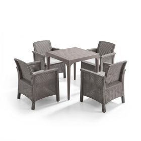 Set de mobilier de grădină Rimer 4+1