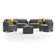 Set de mobilier de gradina Nero Big cu 6 locuri