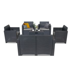 Set de mobilier de gradina Nero II Big cu 6 locuri