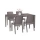 Set mobilier de gradina Pauli 4-1 cappuccino